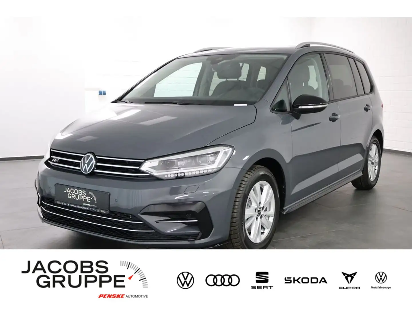 Volkswagen Touran 2.0 TDI R-Line DSG,Navi,LED,AHK Grau - 1