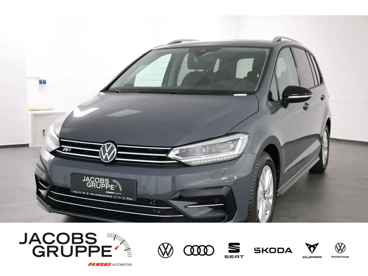Volkswagen Touran 2.0 TDI R-Line DSG,Navi,LED,AHK Grau - 2
