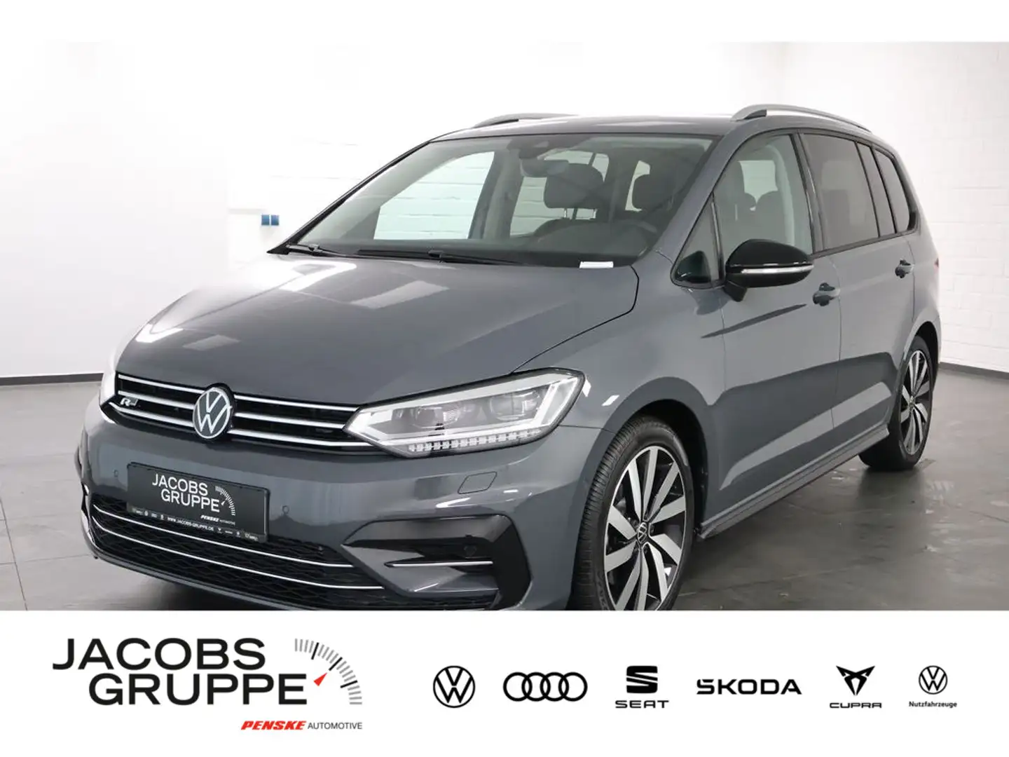 Volkswagen Touran 2.0 TDI R-Line DSG,Navi,LED,AHK Grijs - 1