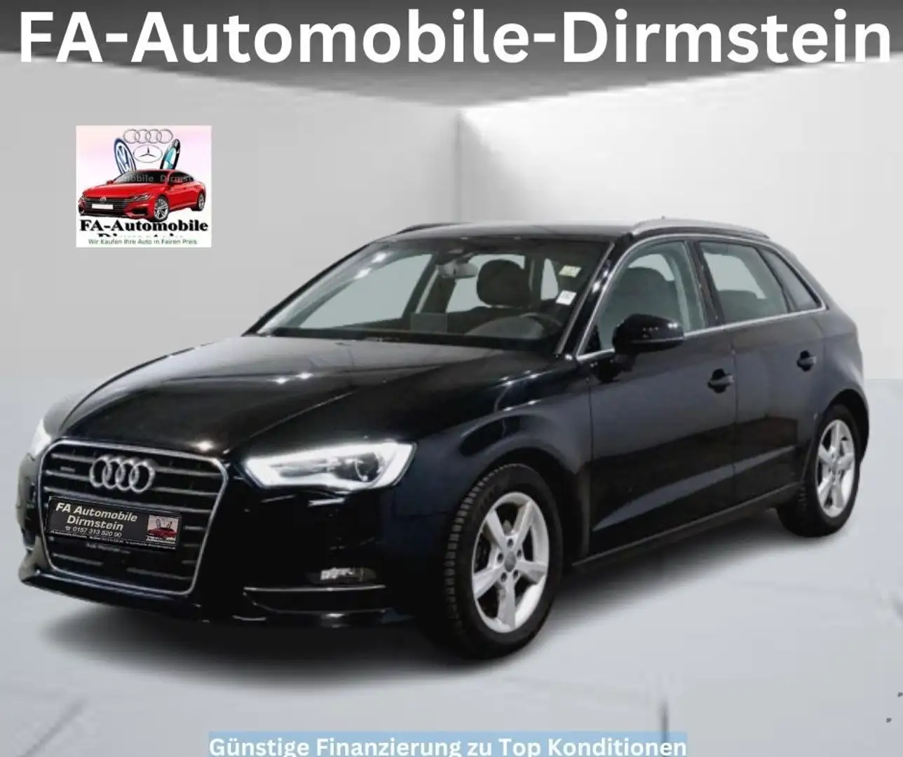 Audi A3 Sportback ambition Quattro/BI.XEN/NAV/DAB/L.A Schwarz - 2