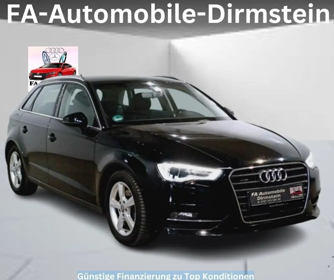 Audi A3 Sportback ambition Quattro/BI.XEN/NAV/DAB/L.A Schwarz - 1