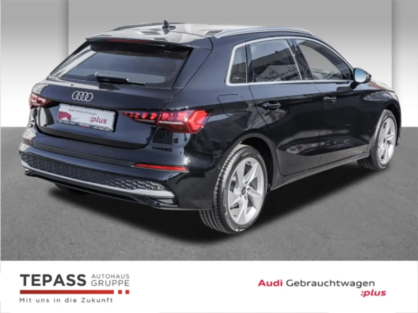 Audi A3 Sportback 35 TFSI S TRONIC ADVANCED LED SHZ CARPLA Schwarz - 2