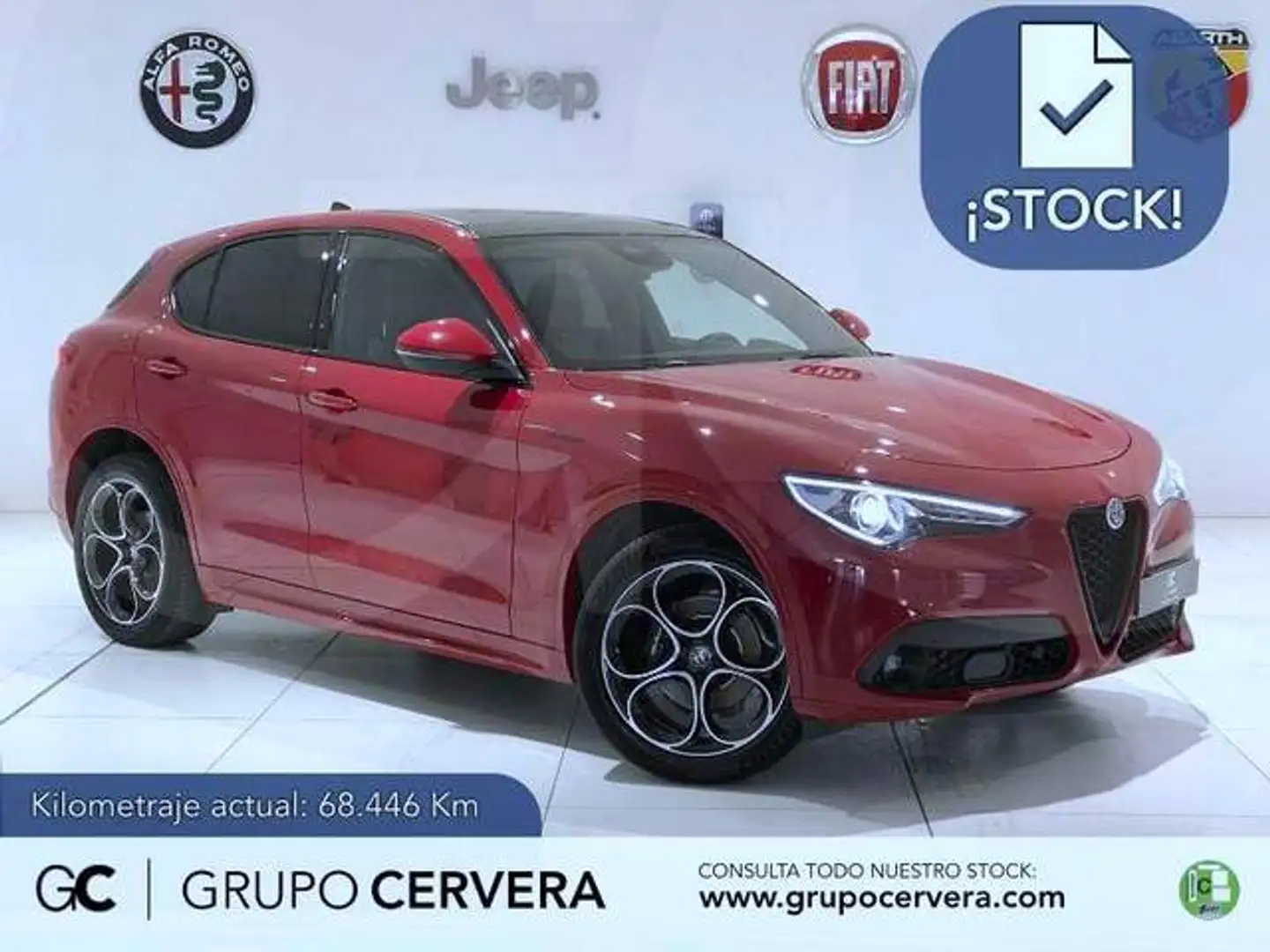 Alfa Romeo Stelvio 2.2 Veloce Q4 210 Aut. Rojo - 1