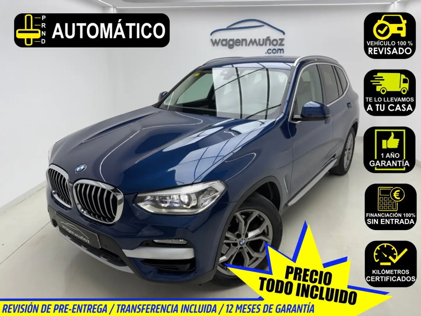 BMW X3 xDrive 20dA Azul - 1