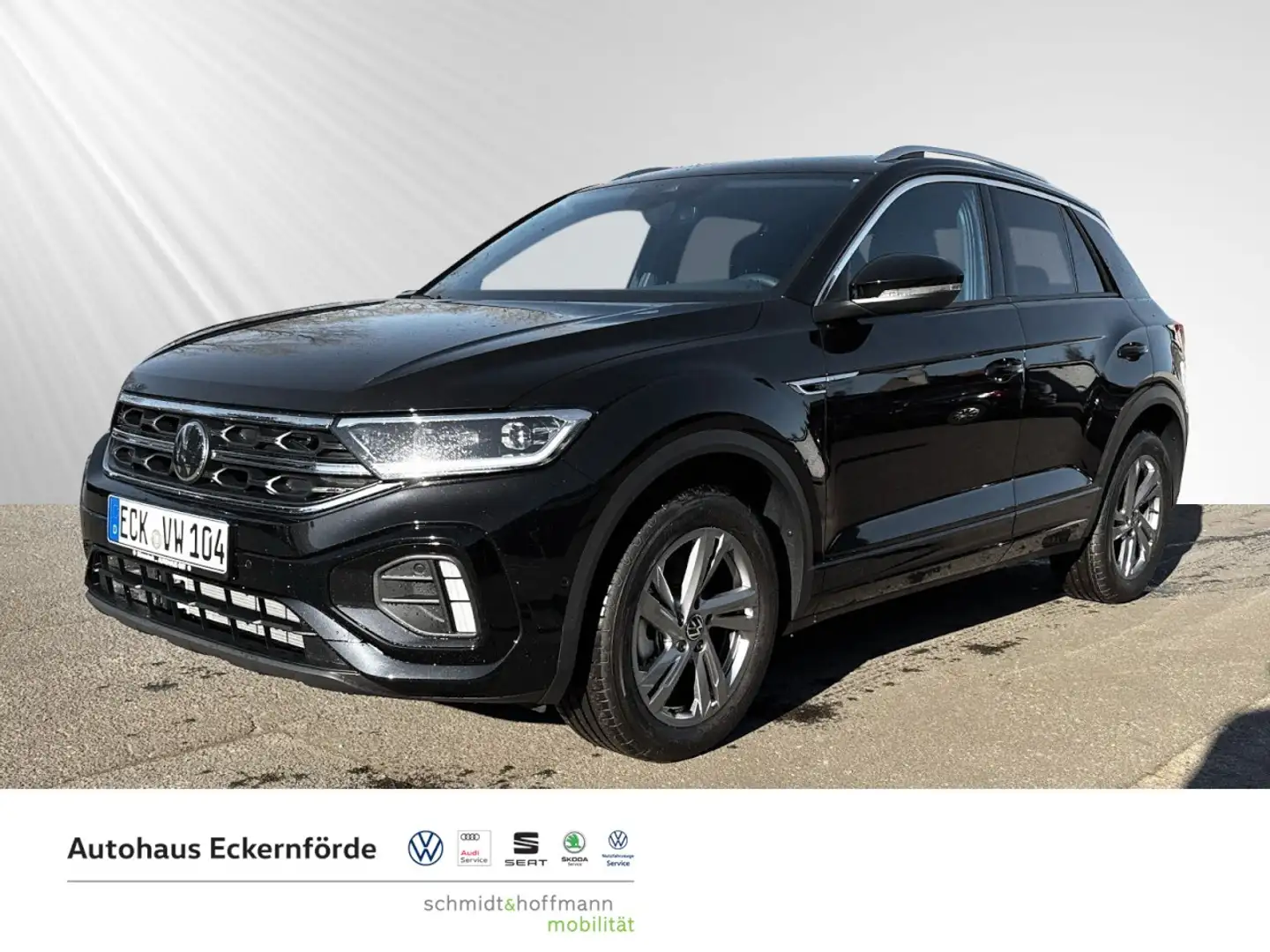 Volkswagen T-Roc R-Line 1.0 l TSI Klima Rückfahrkamera Sitzheizung Schwarz - 1