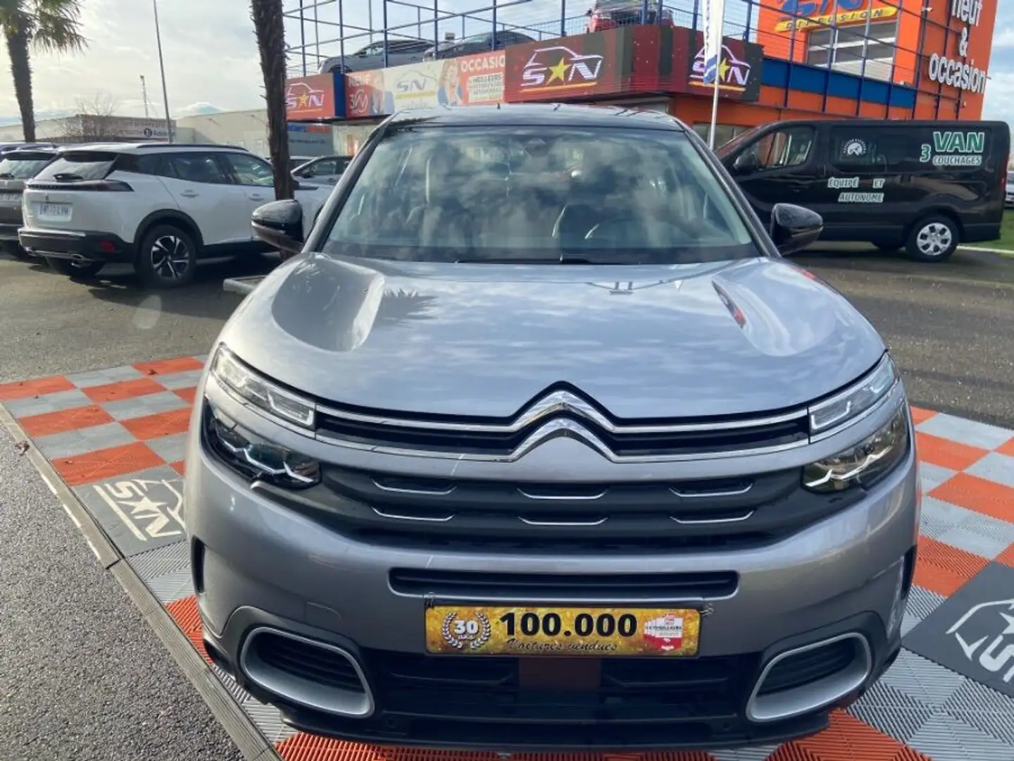 Citroen C5 Aircross BlueHDi 130 BV6 FEEL GPS Caméra ADML Toit Noir Gris - 1