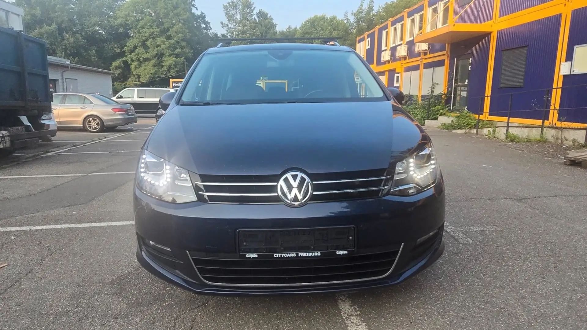 Volkswagen Sharan Comfortline BMT 7 SITZER PANORAMA Bleu - 2