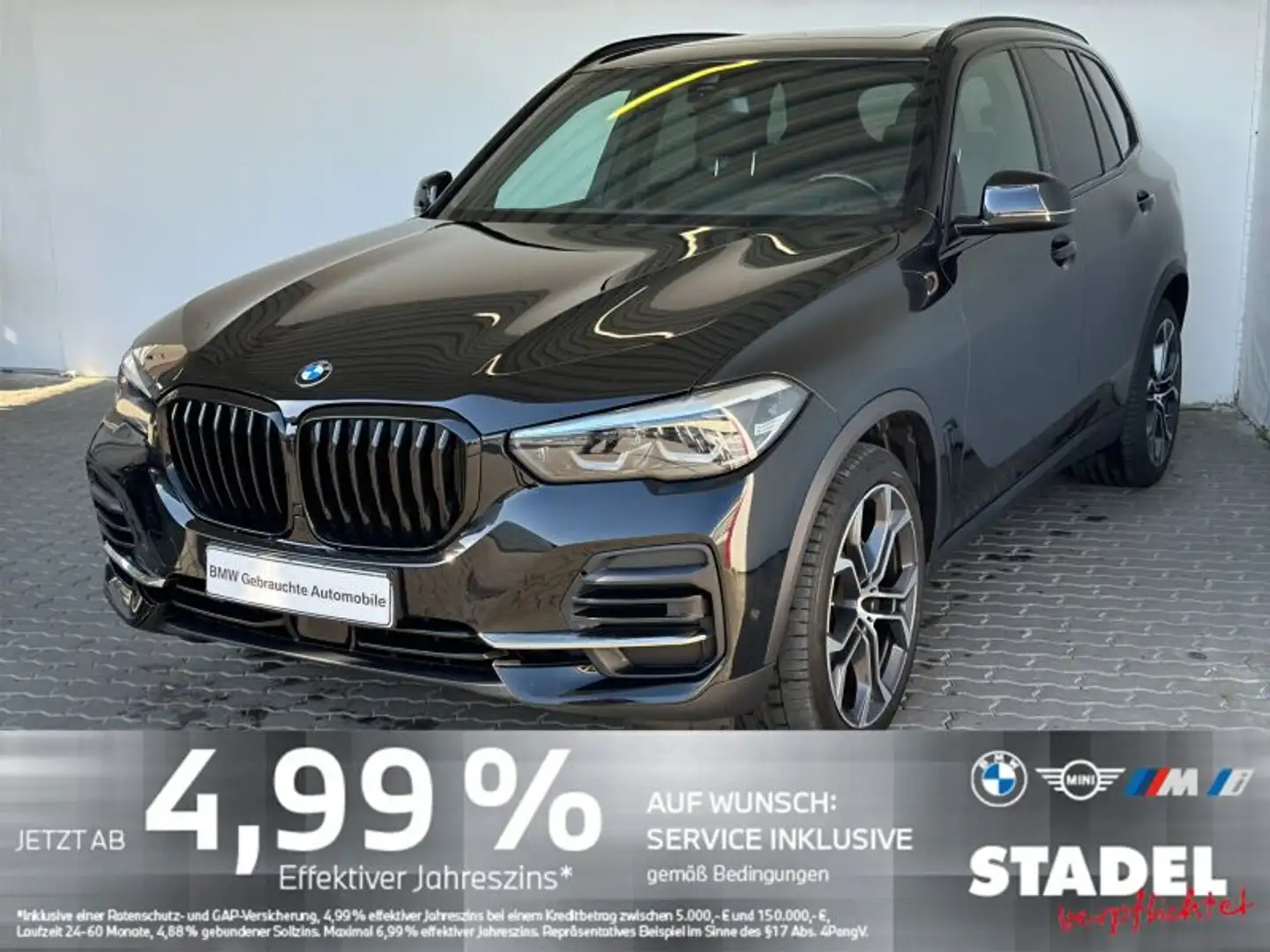 BMW X5 xDrive30dA LiveCock.LED.HUD.GSD.ACC.Sportsz. Zwart - 2