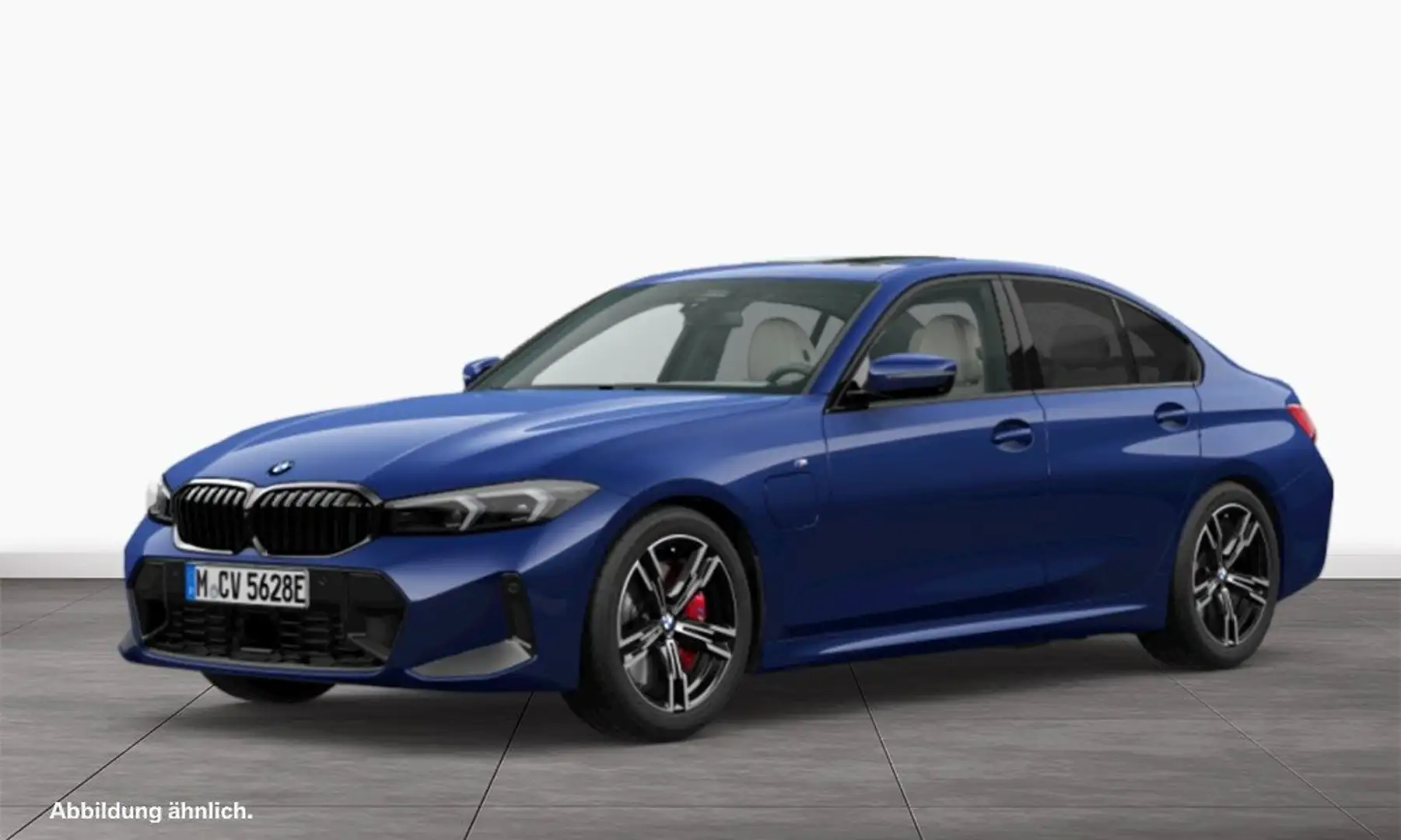 BMW 330 e xDrive M SPORT PRO LC PROF LEDER GSD ALARM AKUST Bleu - 1