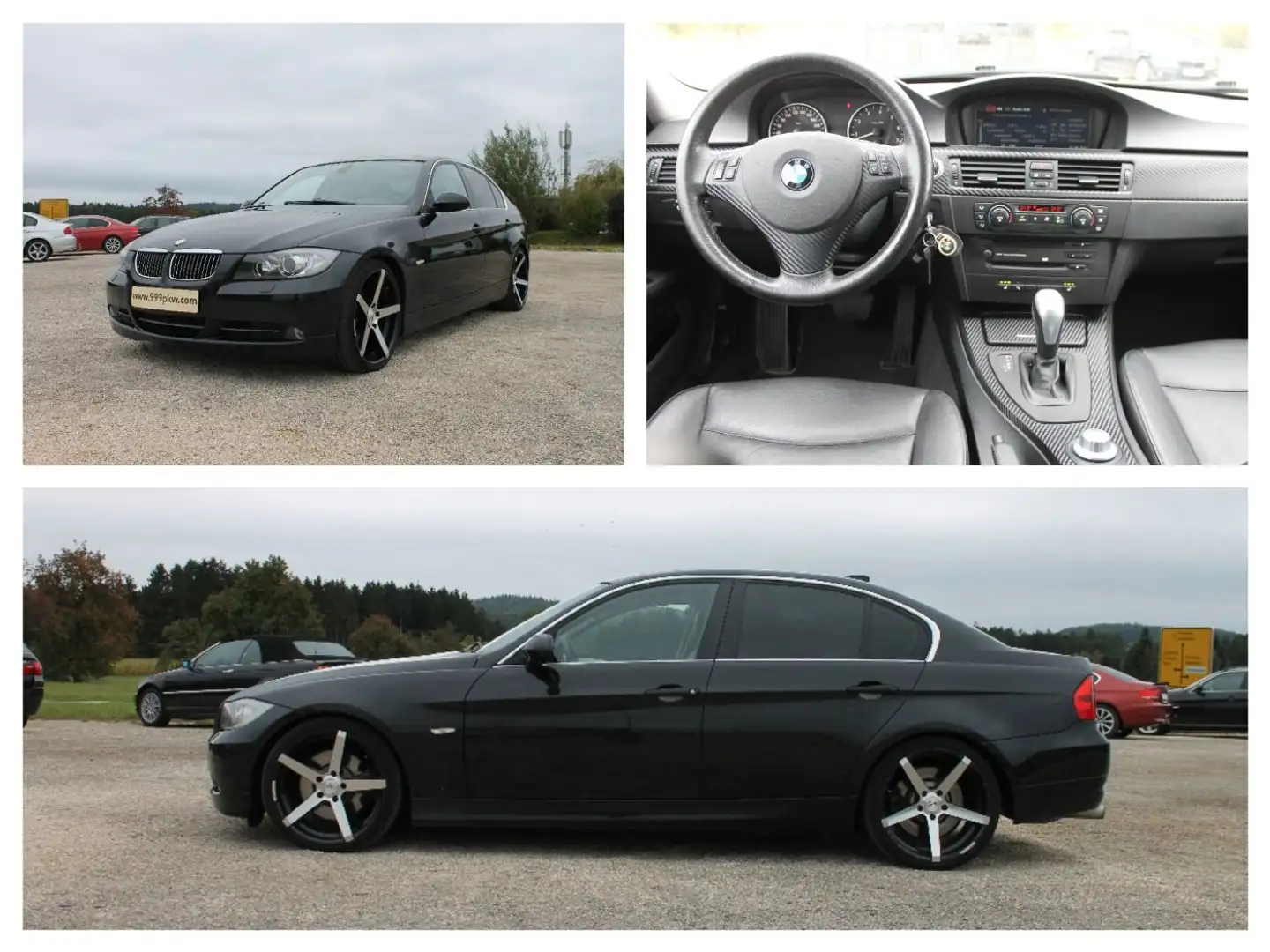 BMW 330 iA Lim Leder Navi Aktivlenkung LM Felgen Schwarz - 1