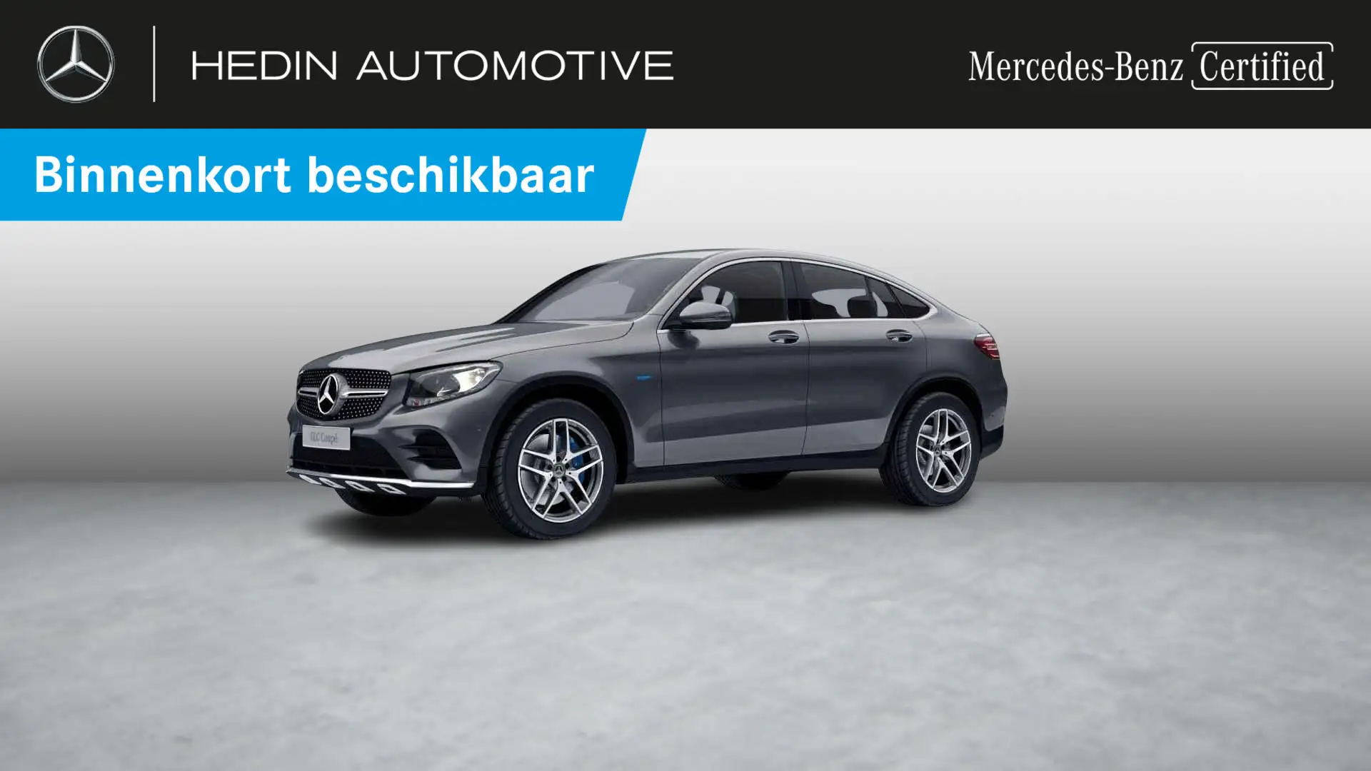 Mercedes-Benz GLC 350 e 4MATIC Coupé AMG Line | Panoramisch Dak | Leder Gris - 1