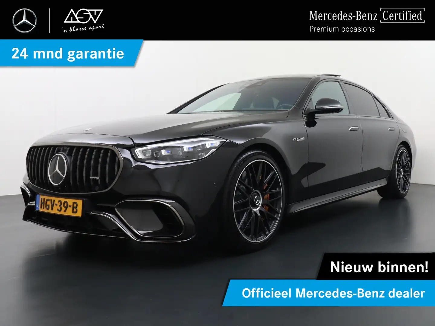 Mercedes-Benz S 63 AMG S E Performance Keramische remschijven, Sierdelen Zwart - 1