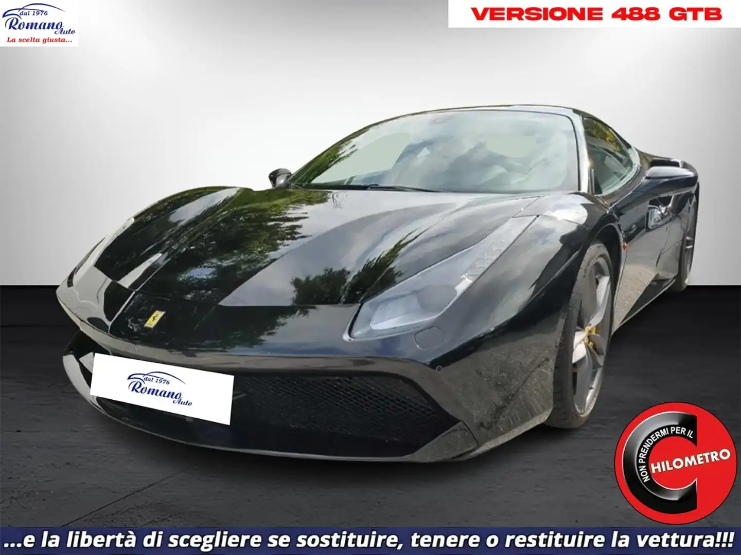 Ferrari 488 GTB Nero - 1
