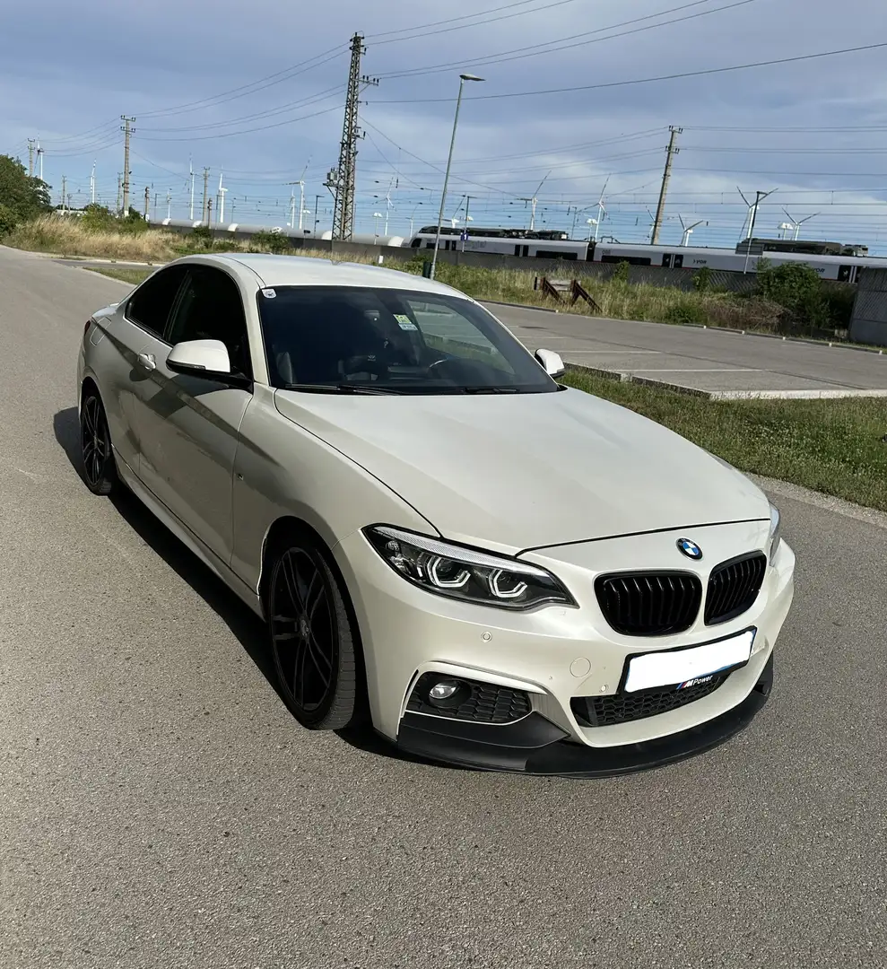 BMW 220 220d Coupé Aut. Weiß - 1