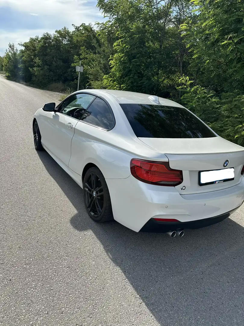 BMW 220 220d Coupé Aut. Weiß - 2