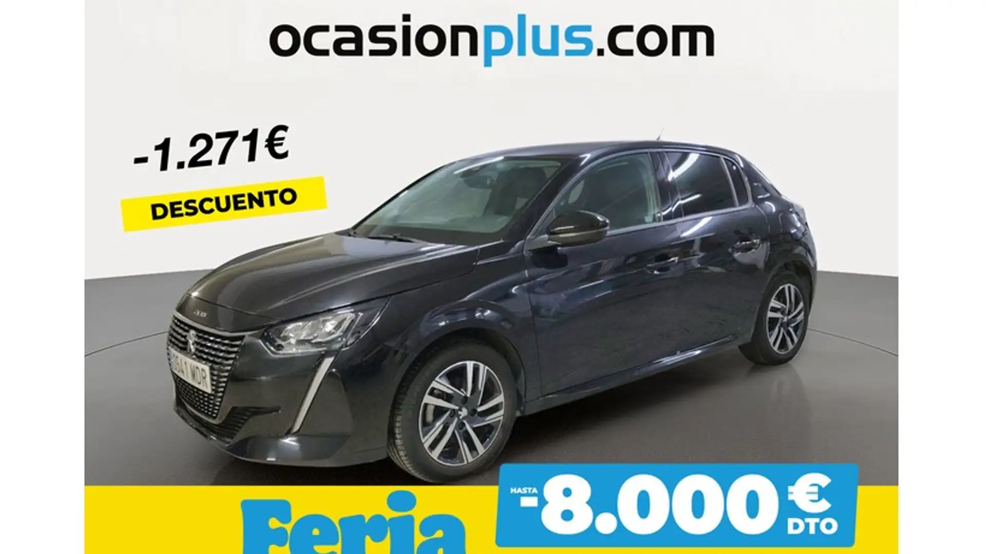 Peugeot 208 1.2 Puretech S&S Allure 100 Negro - 1