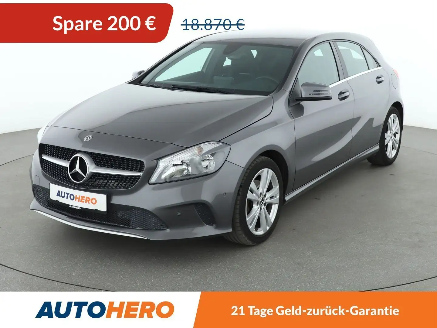 Mercedes-Benz A 200 Urban Aut.*NAVI*PDC*SHZ*TEMPO*KLIMA*GARANTIE* Grau - 1