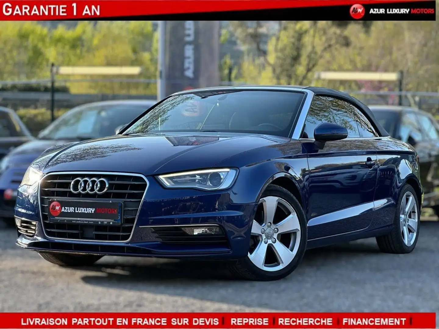 Audi A3 III 2.0 TDI 150ch FAP Ambition Luxe Bleu - 2