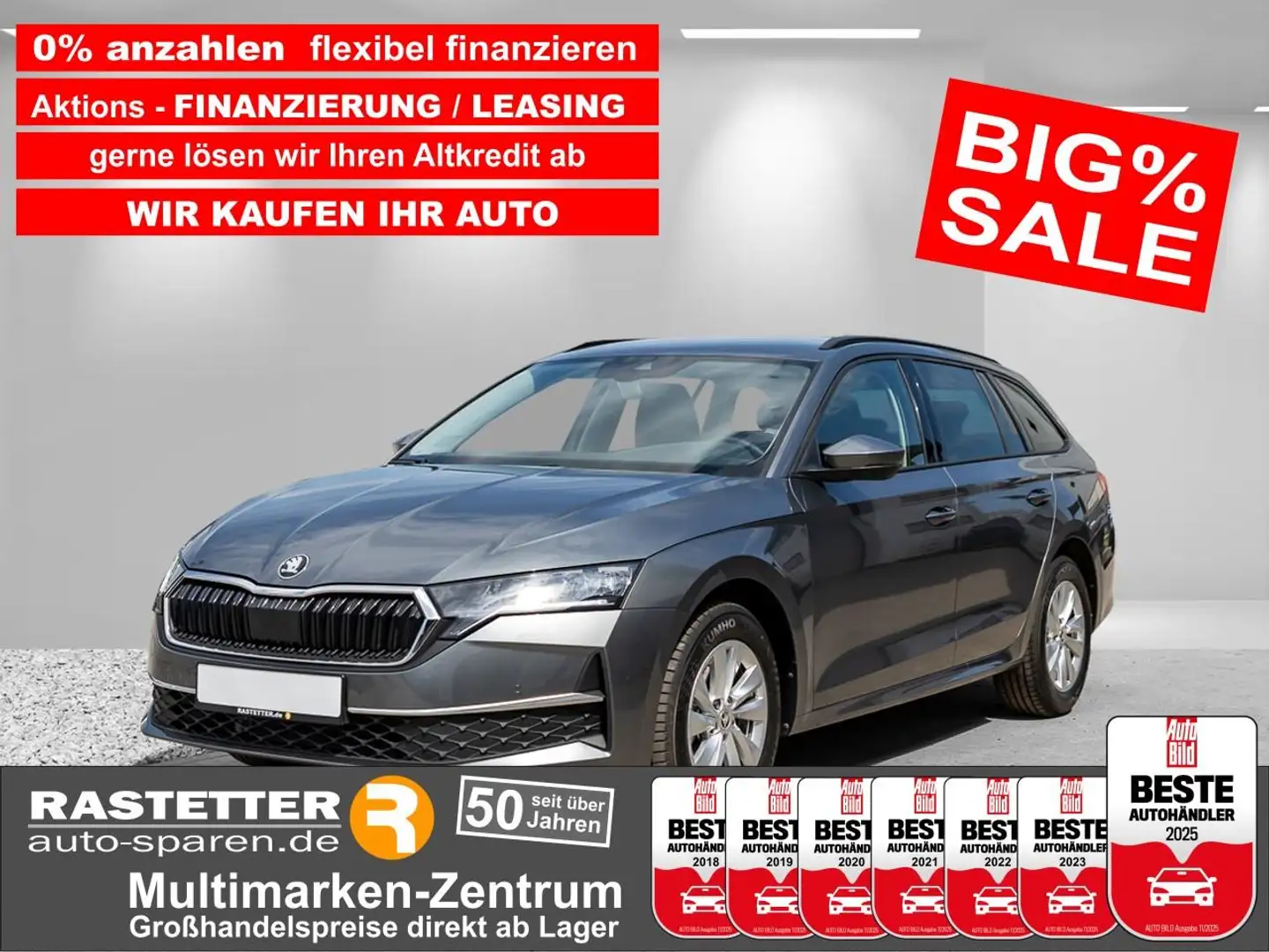 Skoda Octavia Combi TSI Selection Facelift+Lodge+Akustik+eHeckkl Gris - 1