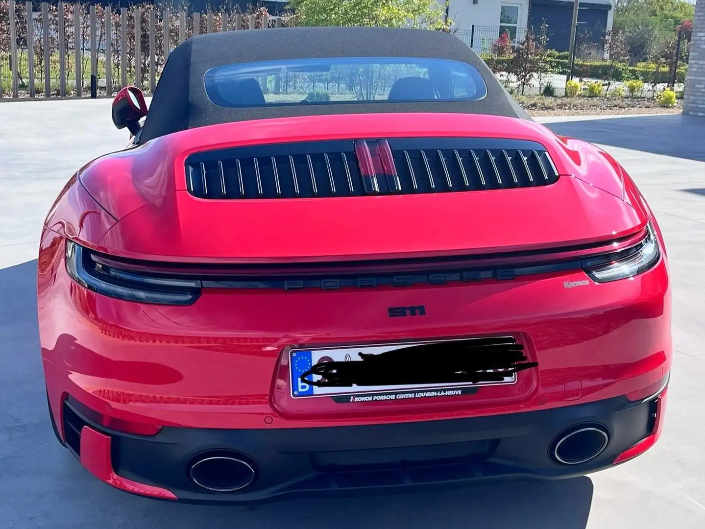 Porsche 992 CABRIO S Red - 2