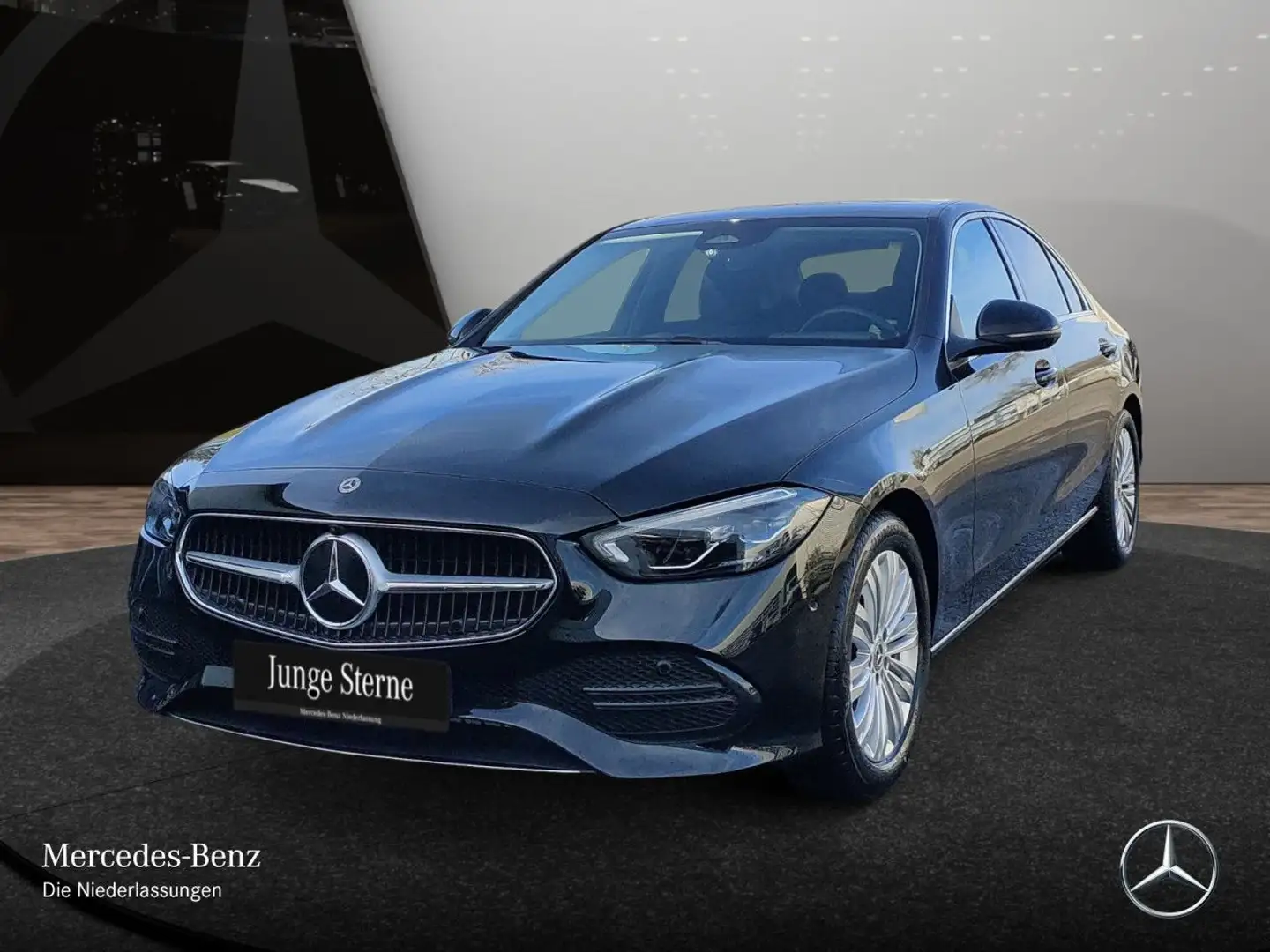 Mercedes-Benz C 180 AVANTG+360+LED+BURMESTER+TOTW+KEYLESS+9G Schwarz - 2