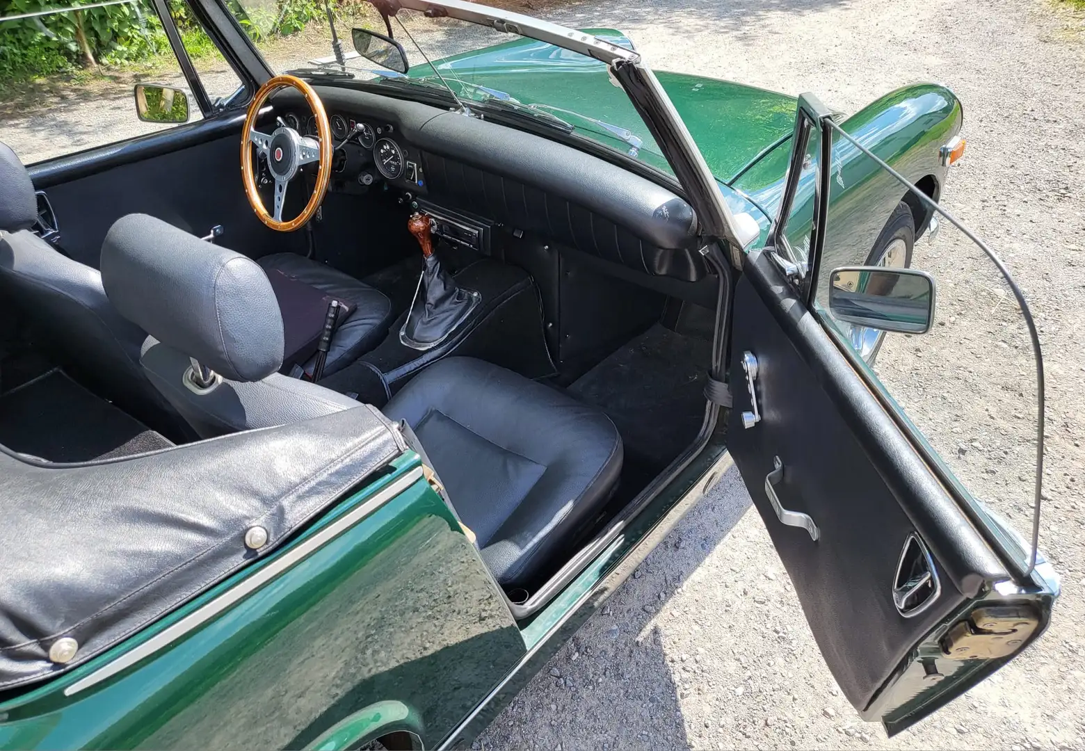 MG Midget Cabrio Roadster Grün - 1