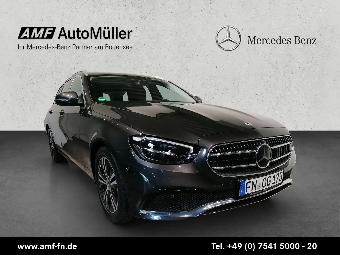 Mercedes-Benz E 220 E 220 d T Avantgarde SHD+DISTRO+AHK+360°+MBUX+SH Grau - 1
