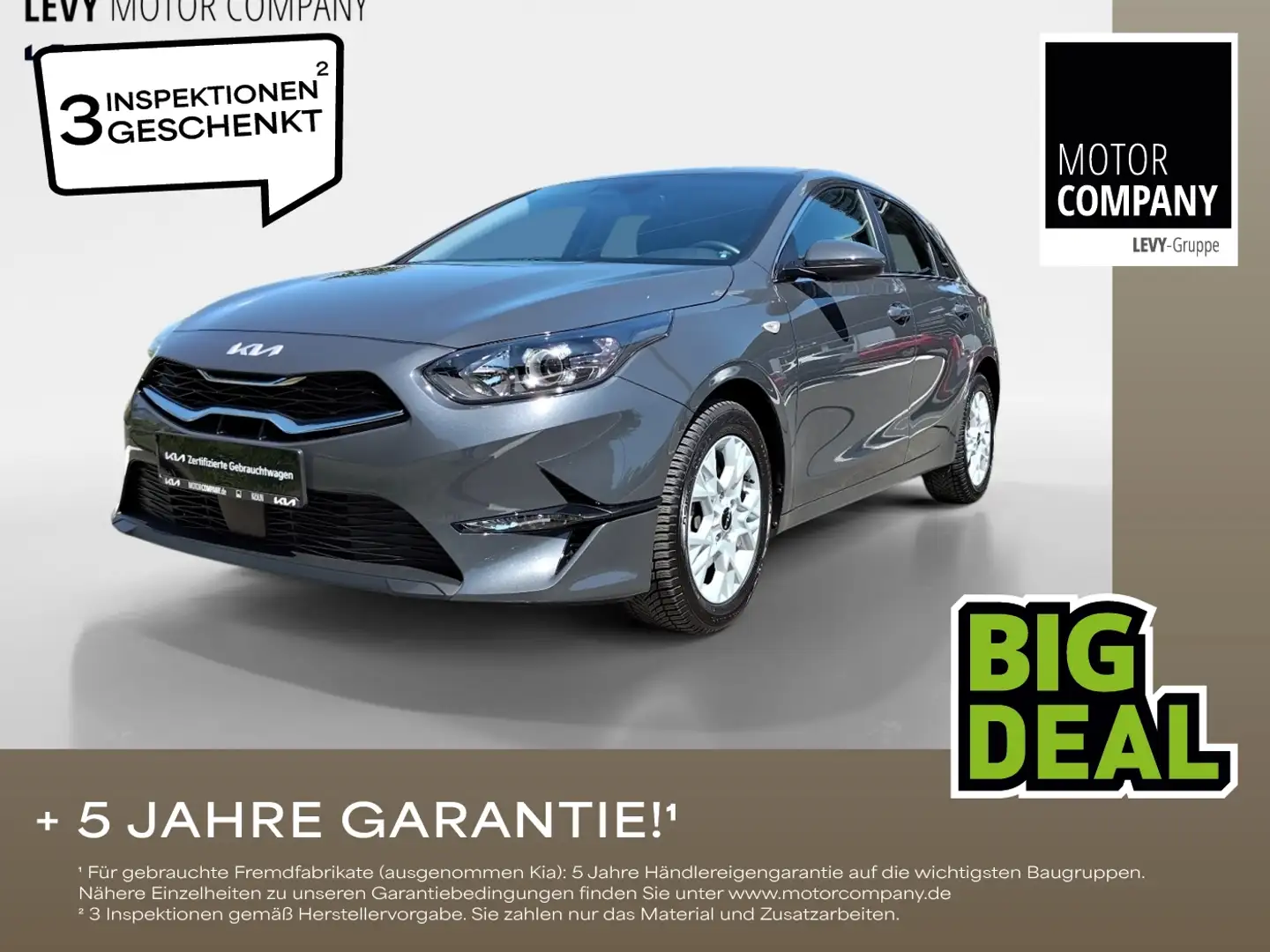 Kia Ceed / cee'd Ceed 1.5 T-GDI Vision +Automatik+Navi+R.Kam+Allw Серый - 1