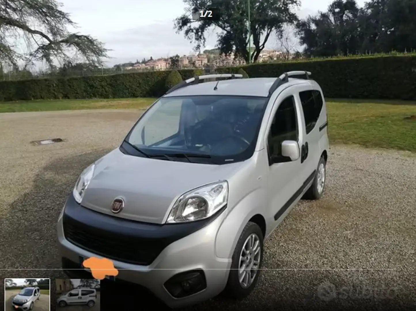 Fiat Qubo Qubo 1.3 mjt 16v Lounge 80cv my19 Argento - 1