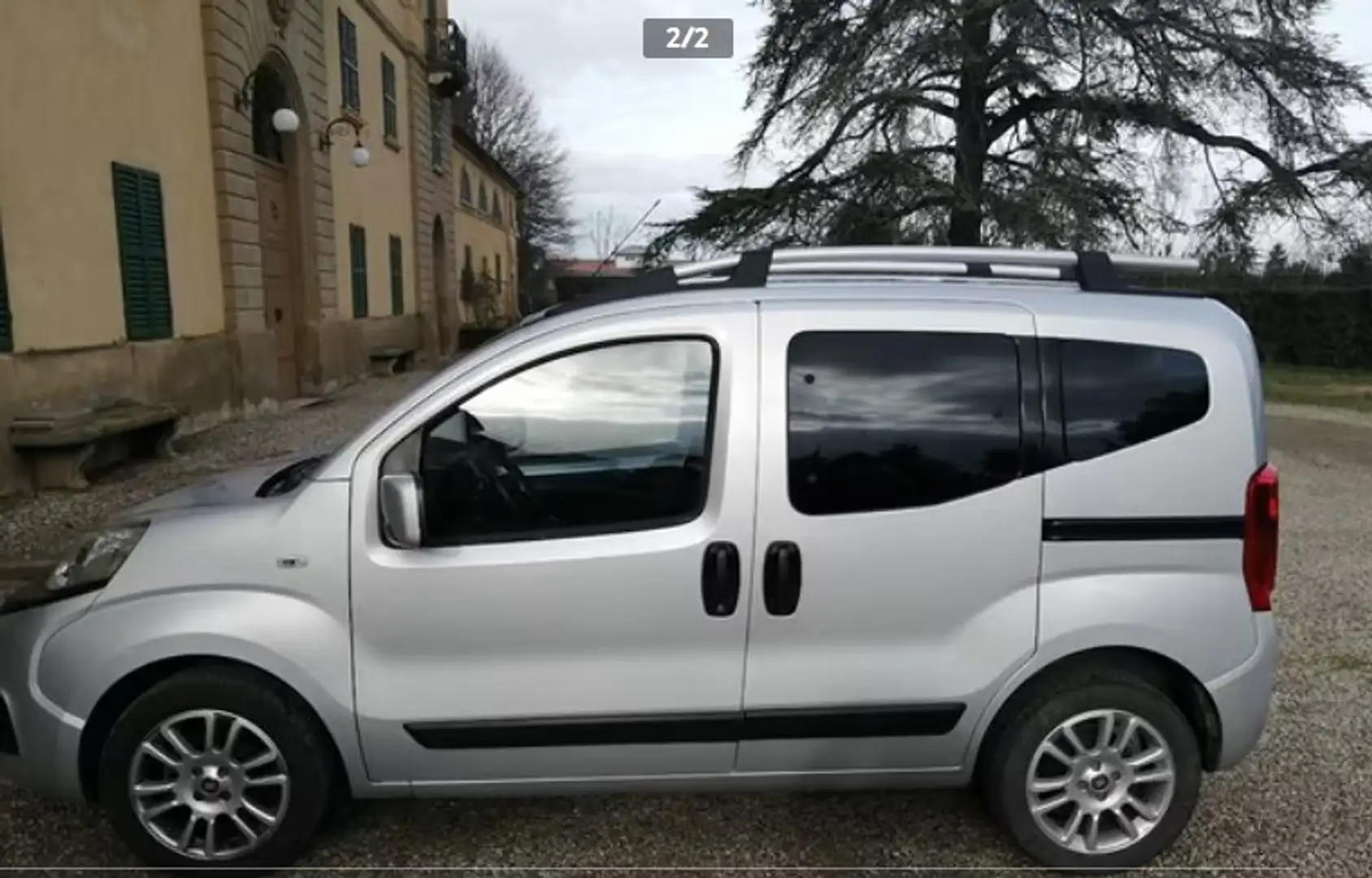 Fiat Qubo Qubo 1.3 mjt 16v Lounge 80cv my19 Argento - 2