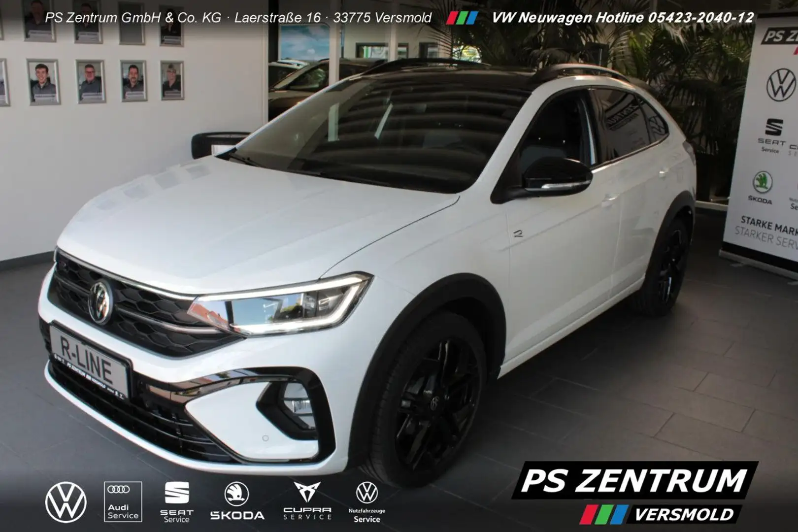 Volkswagen Taigo R-Line 1.5 TSI Navi Black Style RFK ACC LED Weiß - 2