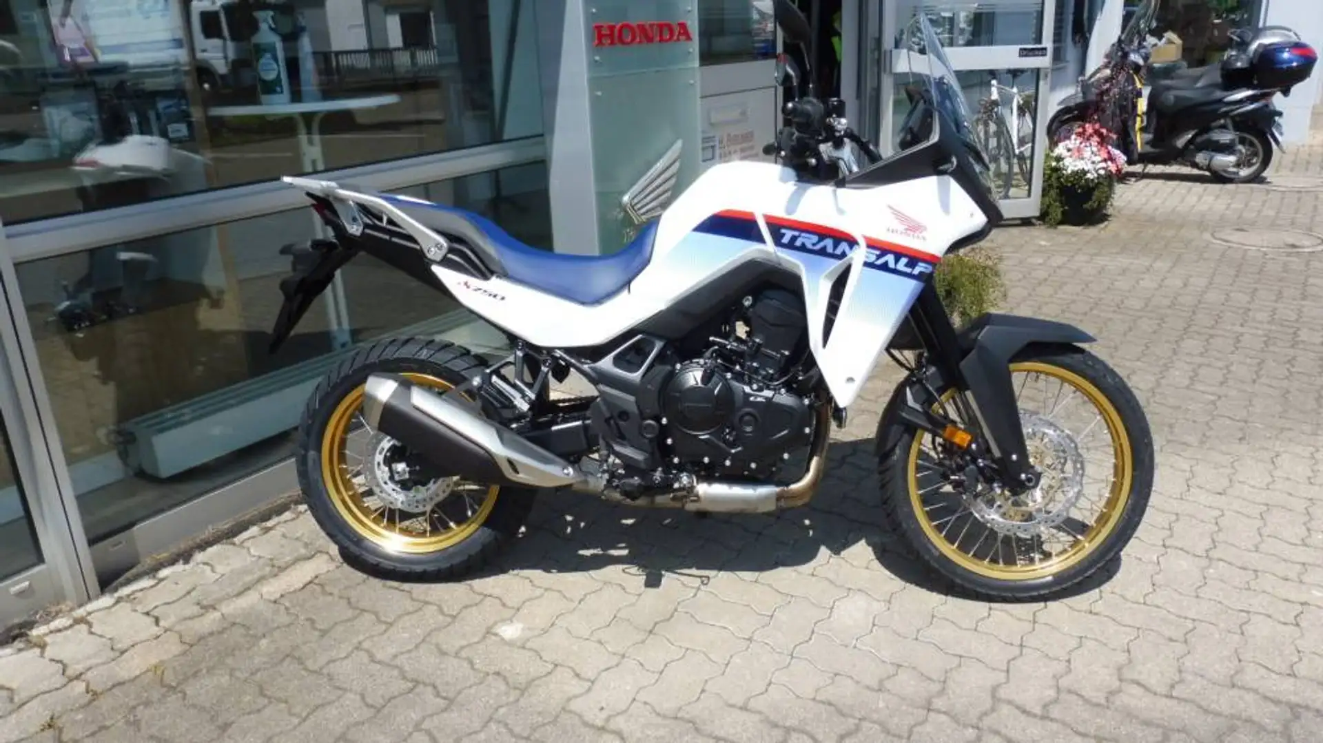 Honda Transalp 750 Weiß - 2