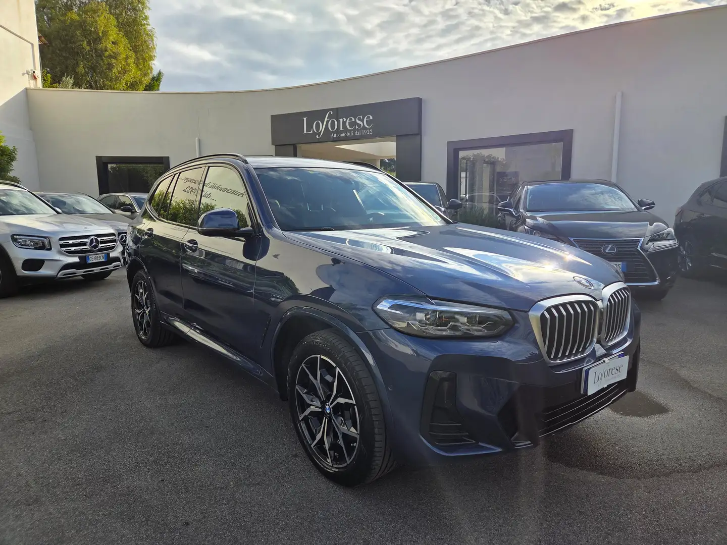 BMW X3 X3 xdrive30d mhev 48V Msport 249cv auto Blau - 2