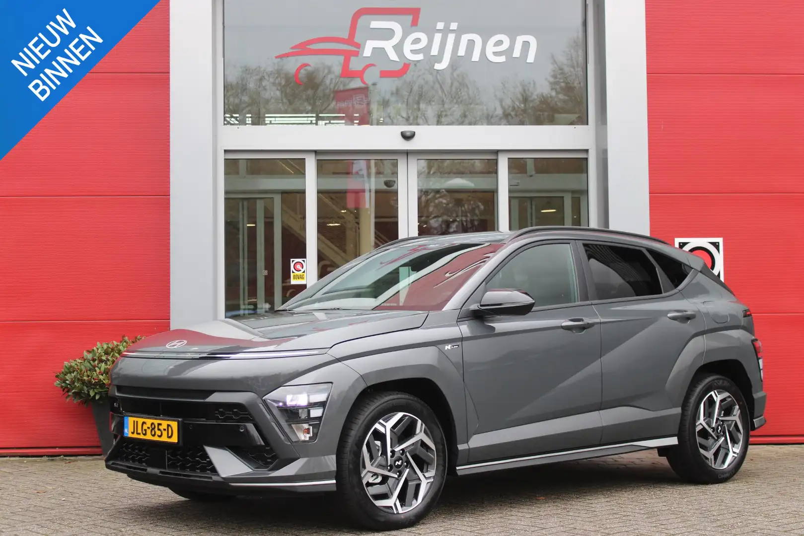 Hyundai KONA 1.6 GDI 130PK HEV N LINE | *NIEUWE AUTO!* | NAVIGA Grigio - 1