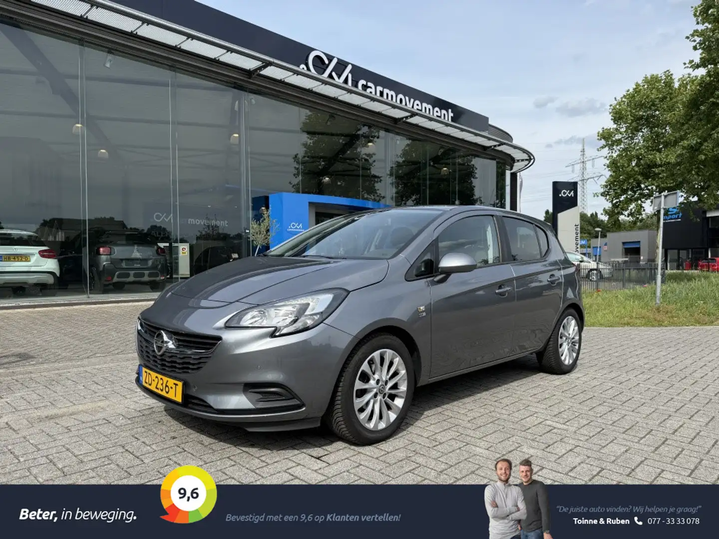 Opel Corsa 1.4 120 Jaar Edition LPG-G3 | Navi | Camera | Stoe Grijs - 1