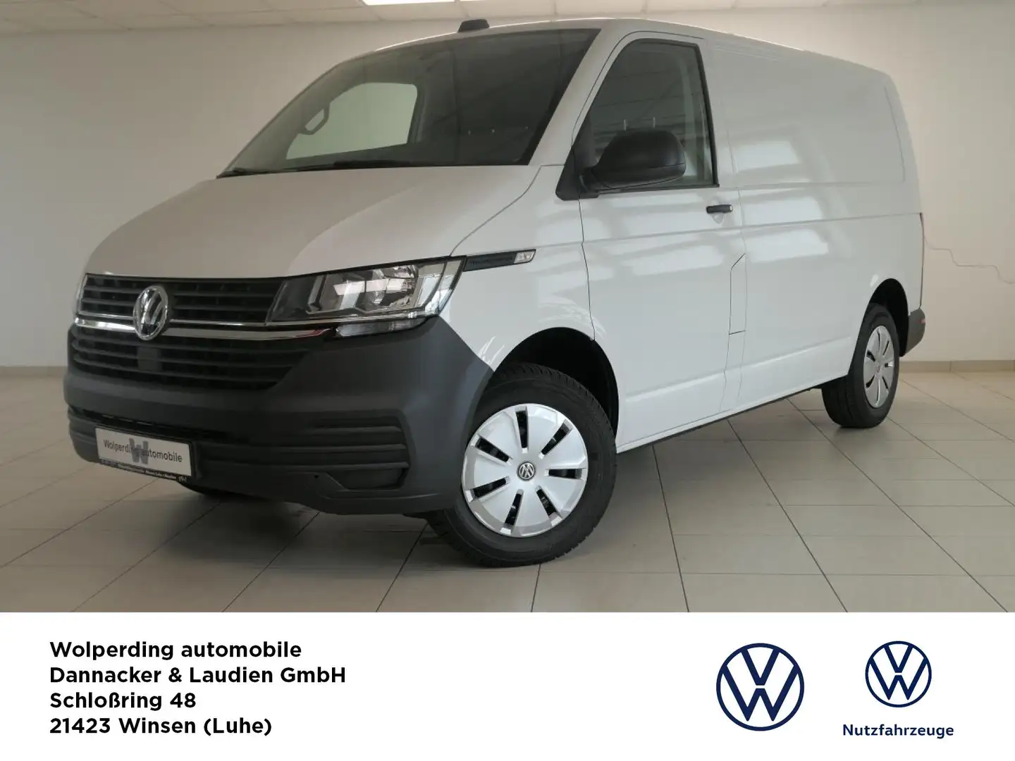 Volkswagen T6.1 Kasten 2.0 TDI L1H1 kurzer Radstand Klima Weiß - 1