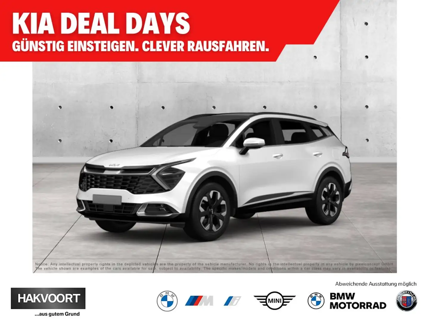 Kia Sportage 1.6T 2WD DCT NIGHTLIN Nightline Edition ❗️Sofort-V Weiß - 1