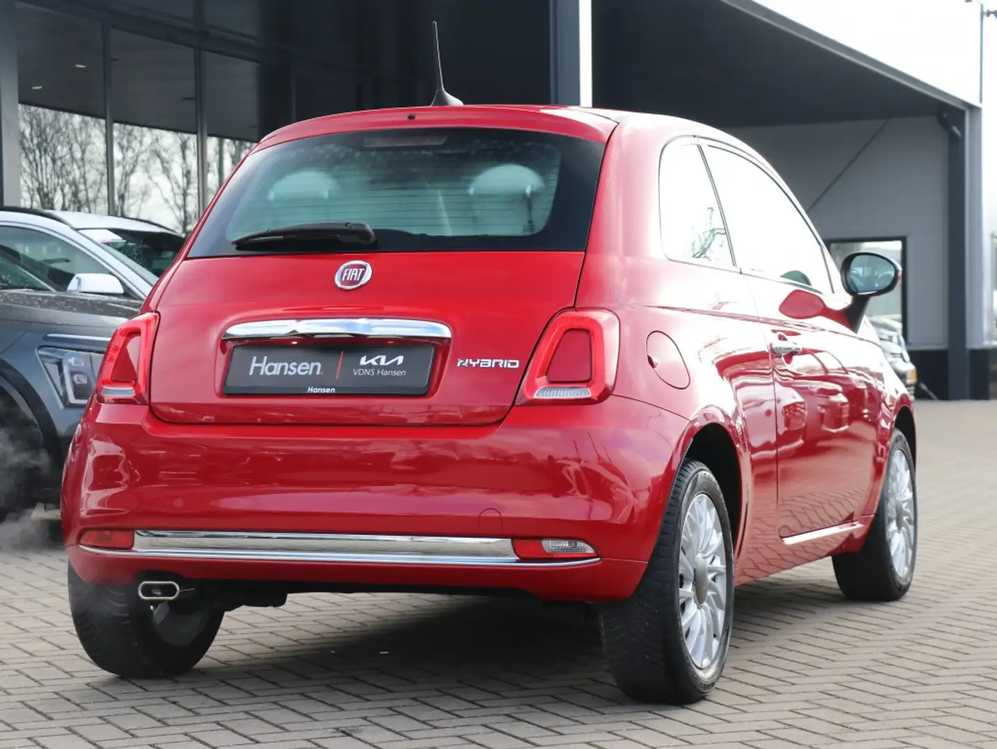 Fiat 500 1.0 Hybrid Dolcevita I Panoramadak I Apple/Android Rojo - 2