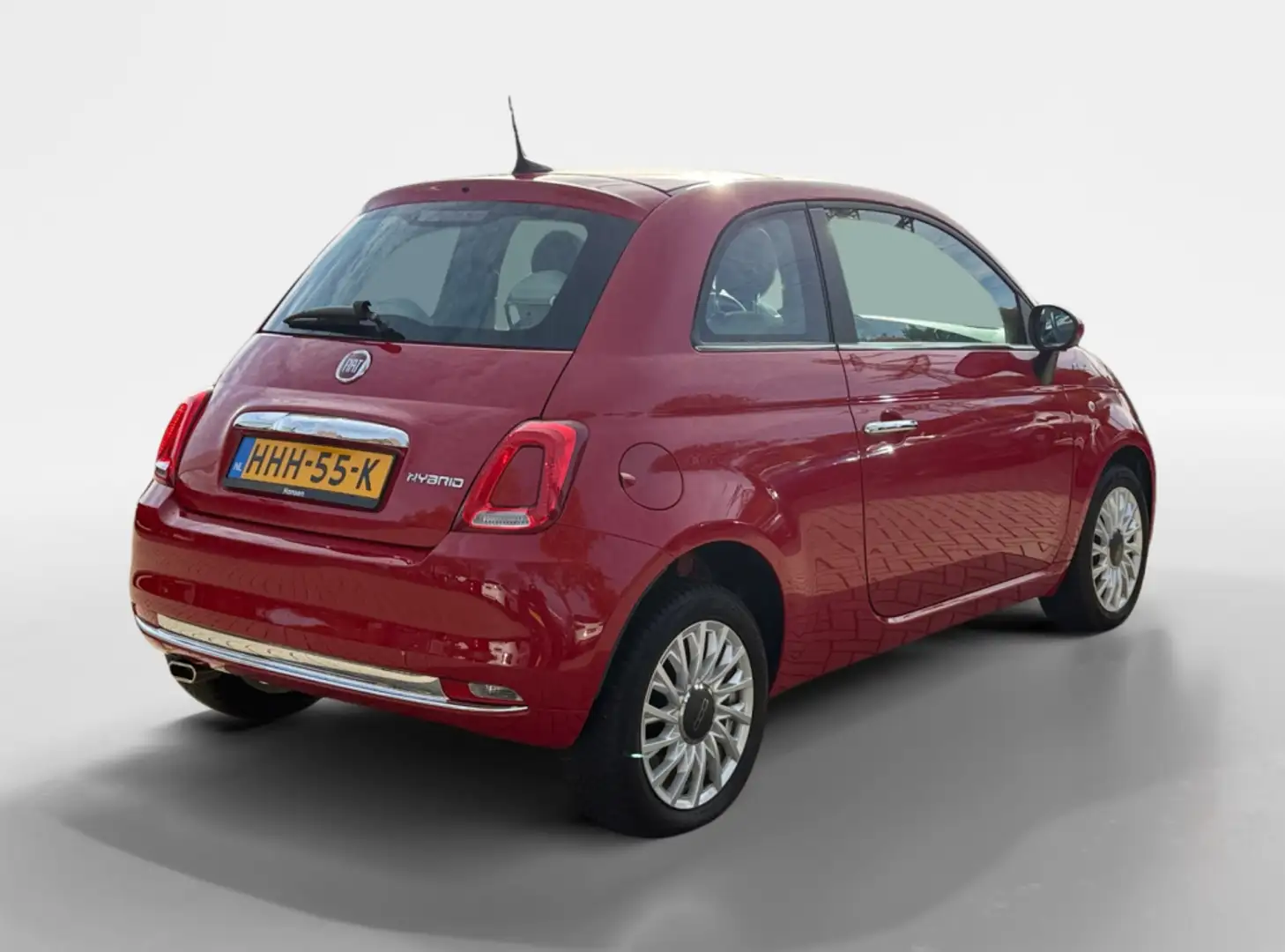 Fiat 500 1.0 Hybrid Dolcevita I Panoramadak I Carplay I Cru Rood - 2