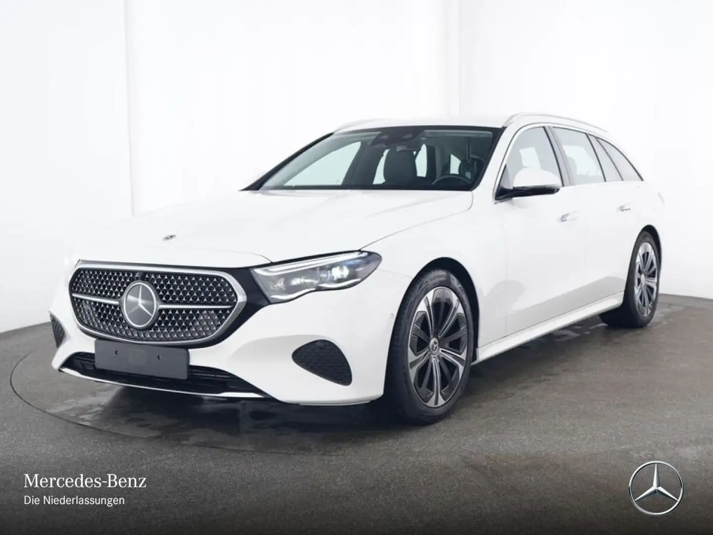 Mercedes-Benz E 300 de T Avantgarde Fahrass 360° Distr. AHK PTS Weiß - 2