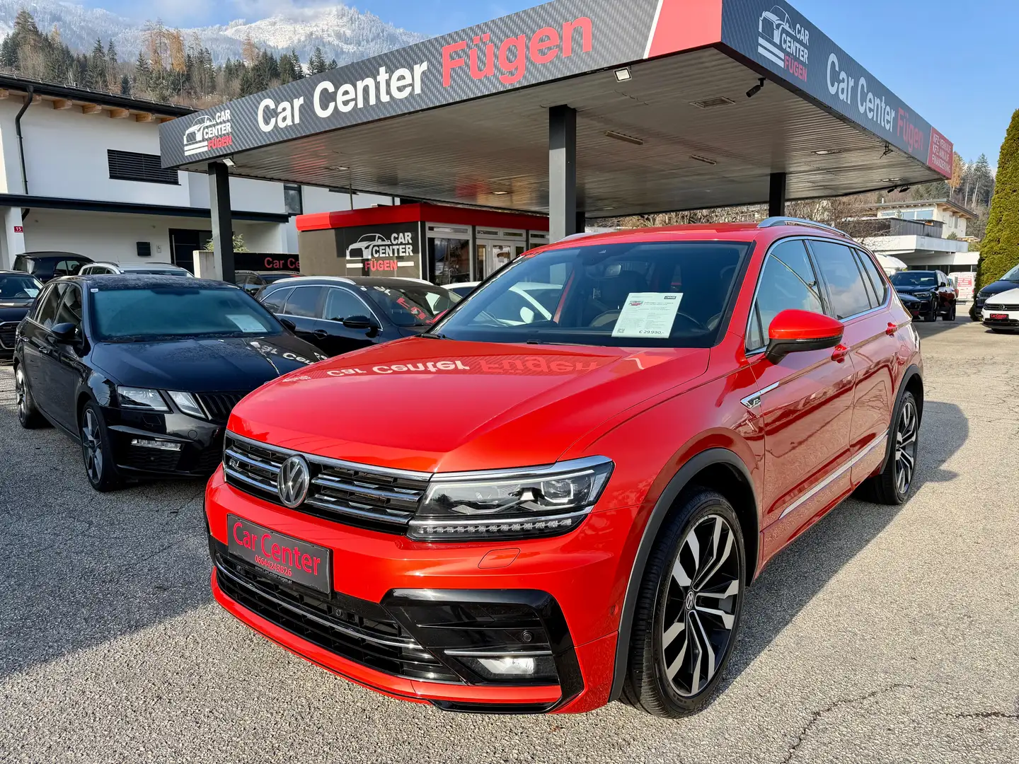 Volkswagen Tiguan Allspace R-Line Highline 4Motion DSG Orange - 1