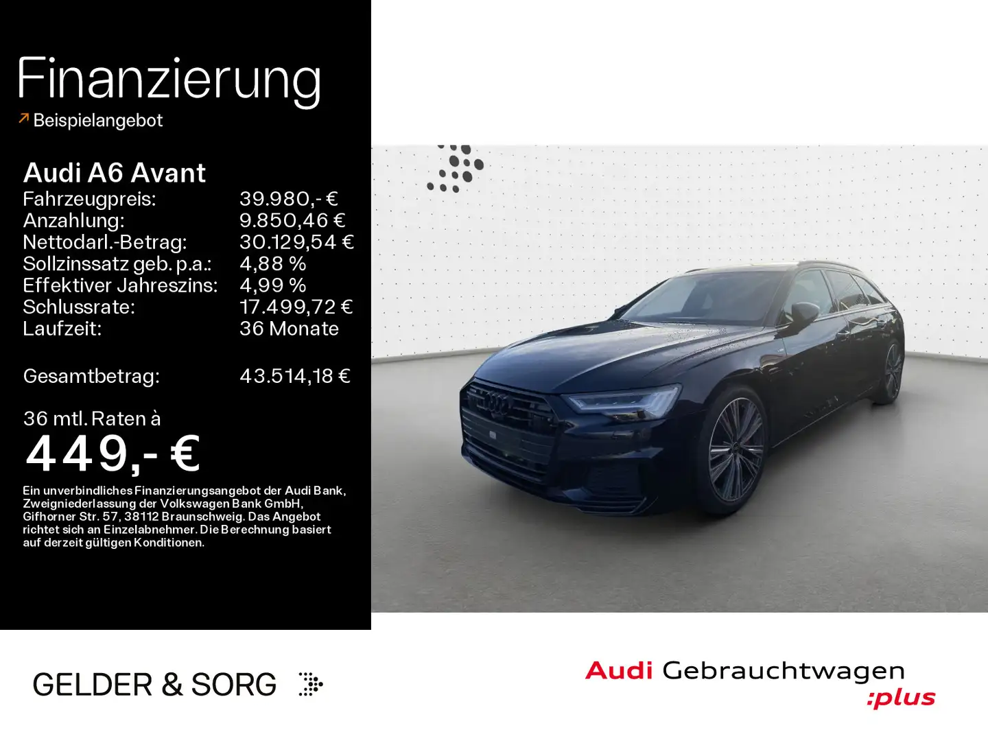 Audi A6 55 TFSIe qu. S line B&O*ACC*PANO*360°* Blau - 1