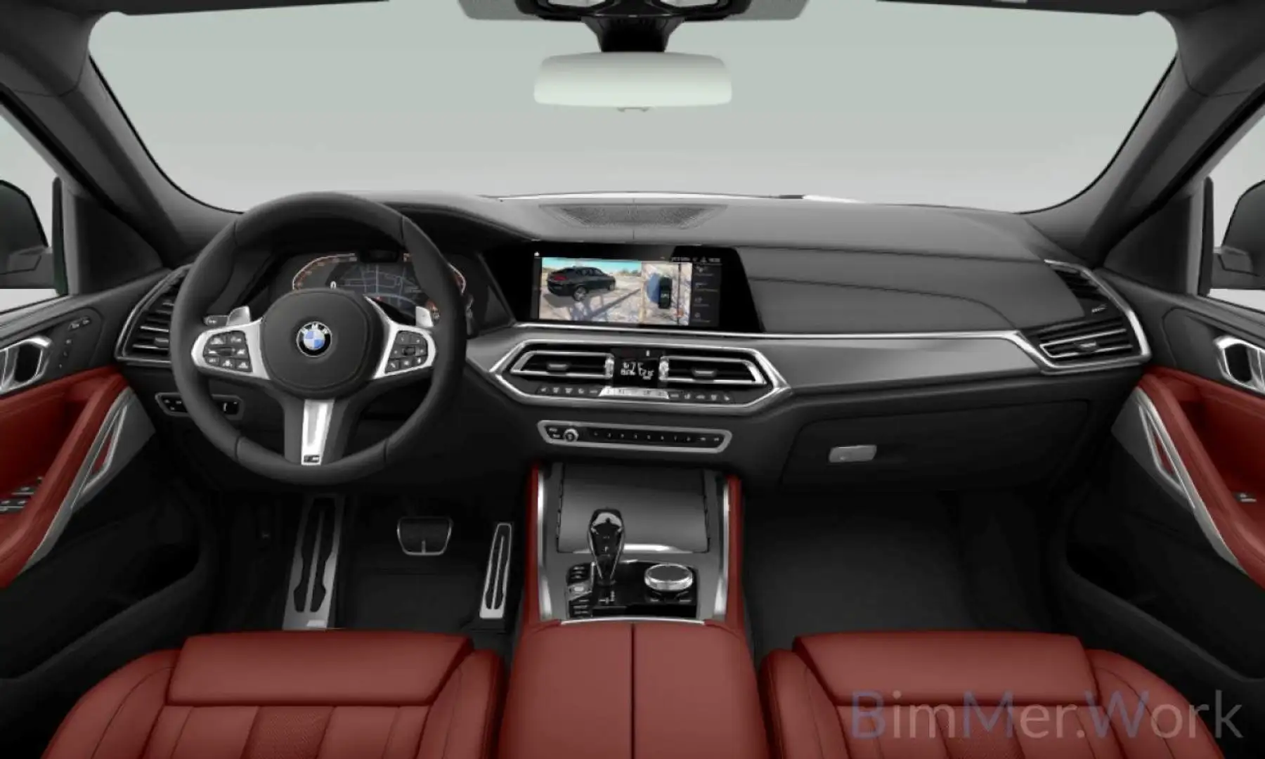 BMW X6 xD40d M Sport Panorama 360°Laser HUD DisplKey Alb - 2