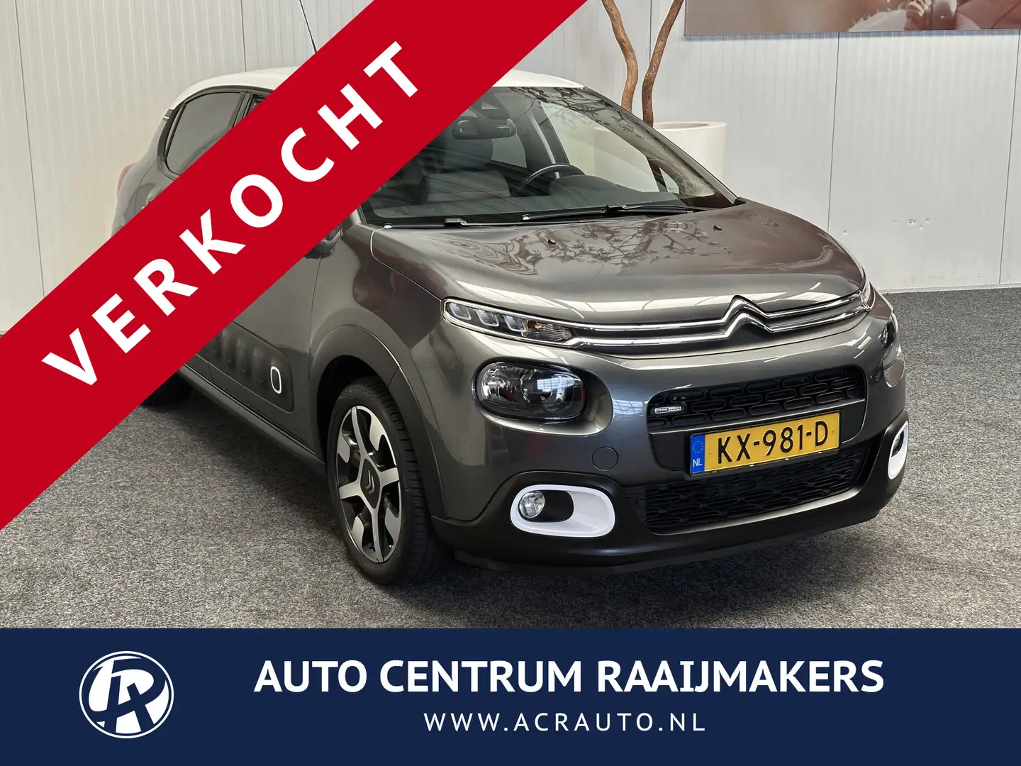 Citroen C3 1.2 PURE TECH SHINE NAVIGATIE CRUISE CONTROL BLUET Gris - 1