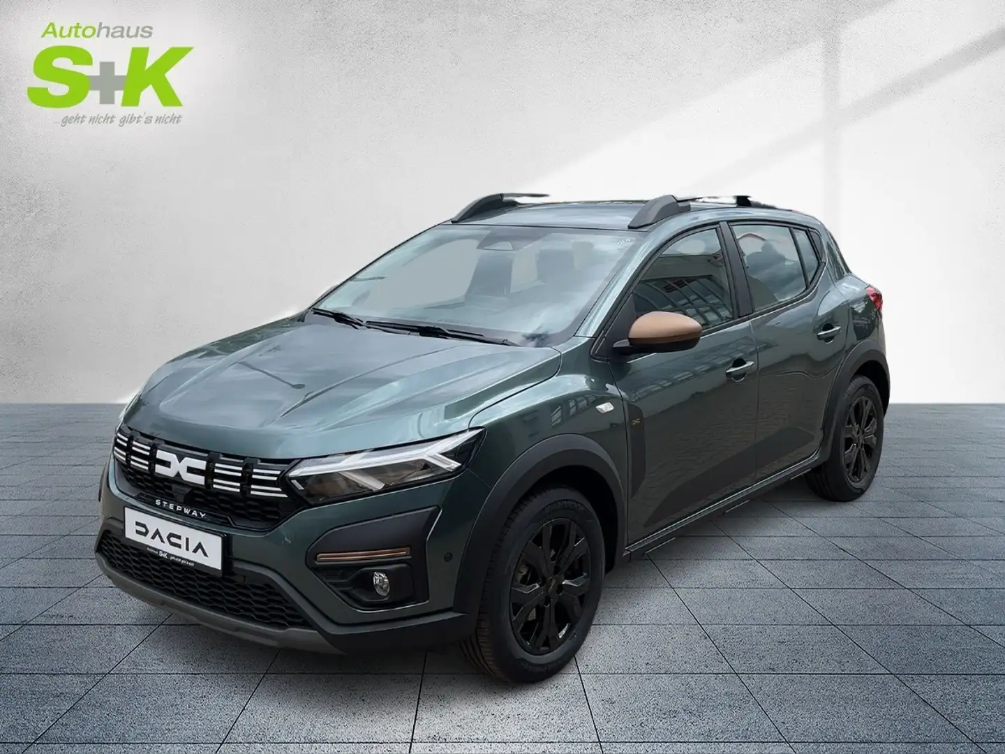 Dacia Sandero Stepway Extreme ECO-G 100+NAVI+KAMERA+SHZG+ Grün - 1