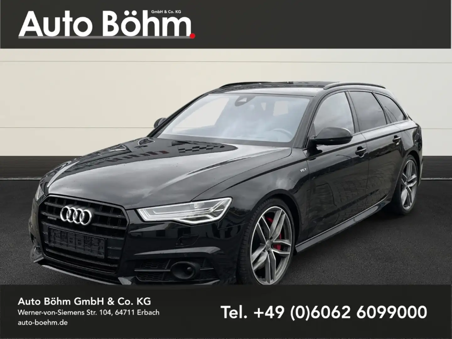 Audi A6 Avant 3.0 TDI quattro competition+HUD+ACC+St.Hzg. Noir - 1