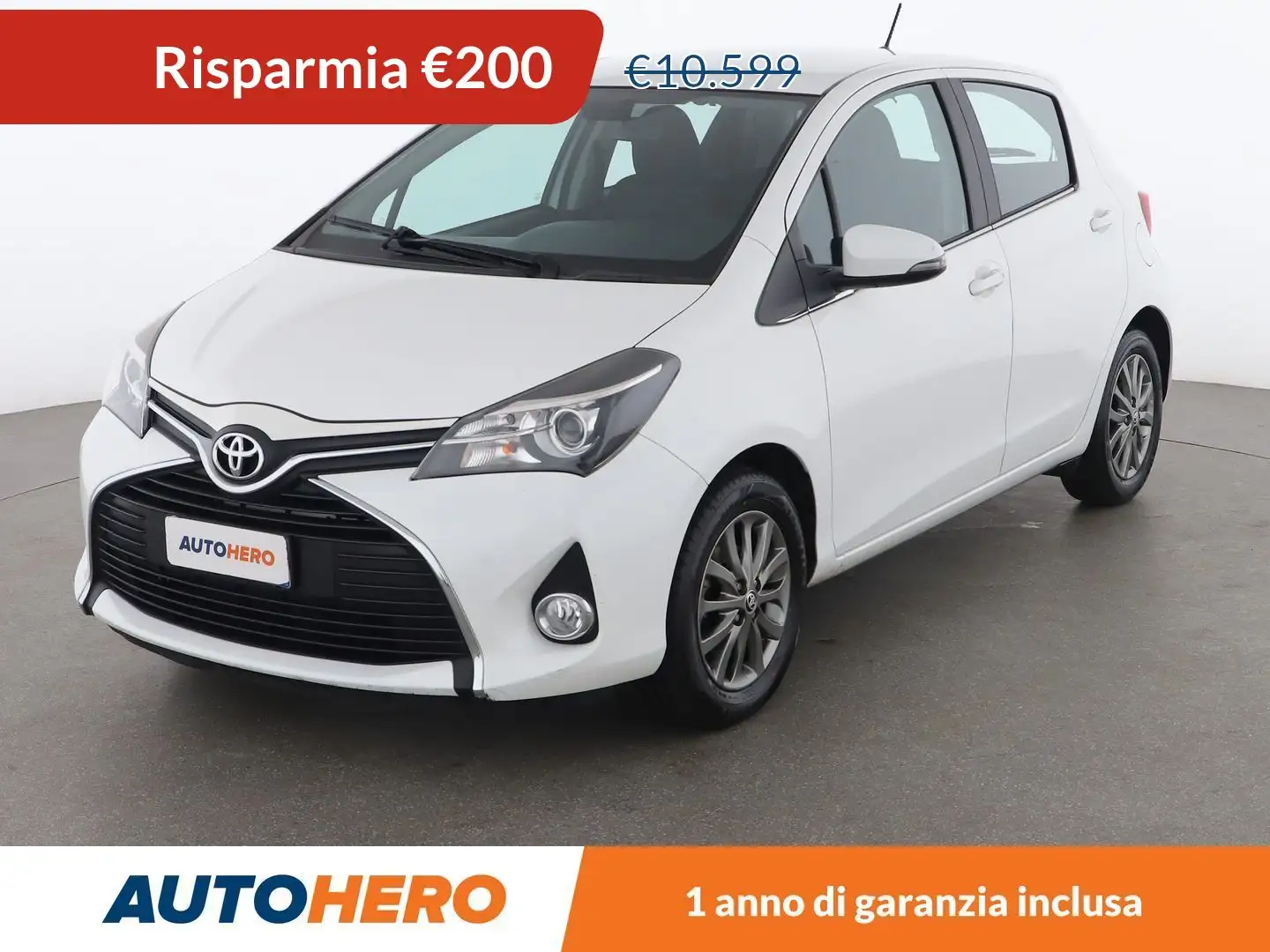 Toyota Yaris 1.33 Dual VVT-i Active Blanc - 1