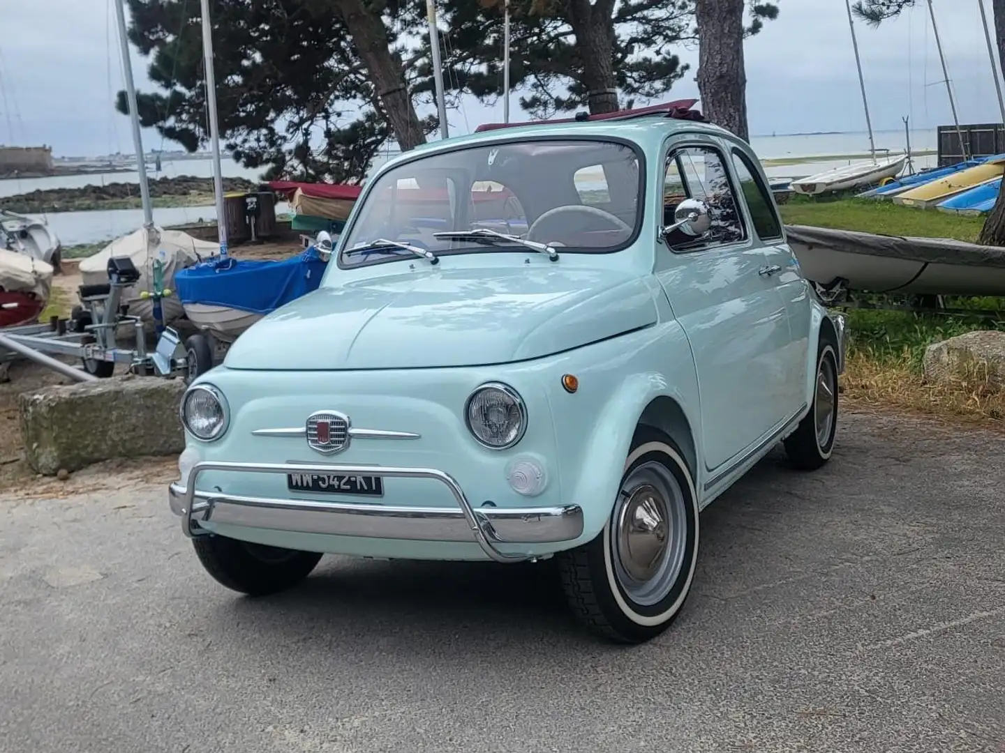 Fiat 500 500 Bleu - 2