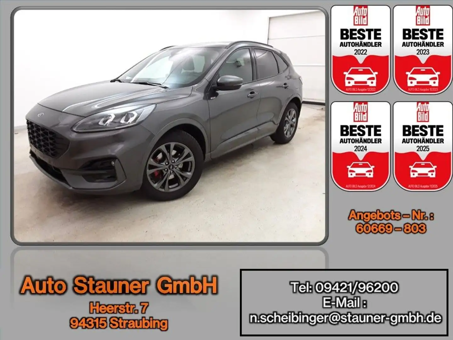 Ford Kuga ST-Line X 1.5 EcoBoost/ACC/PANO/NAVI/KAMERA Gris - 1