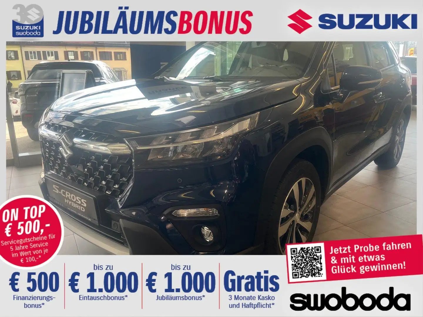 Suzuki S-Cross 1,5 Hybrid ALLGRIP 6AGS flash Blau - 1